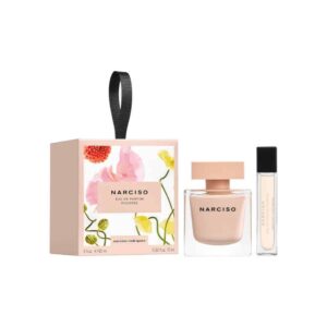 נרסיסו פודרה סט בושם לאישה אדפ 90מ"ל + אדפ 10מ"ל NARCISO RODRIGUEZ POUDRE SET EDP 90ML + EDP 10ML