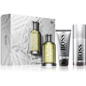 מארז לגבר סט הוגו בוס בוטלד המכיל בושם א.ד.ט 100 מל+גל רחצה+דאודרנט Hugo Boss Set BOSS BOTTLED Eau de toilette