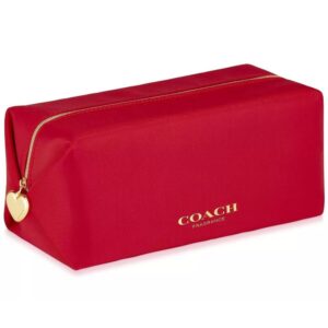 קואץ תיק איפור אדום COACH MAKEUP BAG