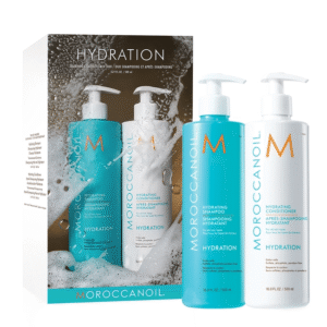 מרוקן אויל מארז שמפו ומרכך המעניקים לחות לשיער Moroccanoil Shampoo And Conditioner 500ml Hydration