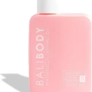 באלי בודי שמן שיזוף בניחוח אבטיח עם מקדם הגנה 15 בגודל 100מ”ל BALI BODY WATERMELON TANNING OIL SPF 15 100ML