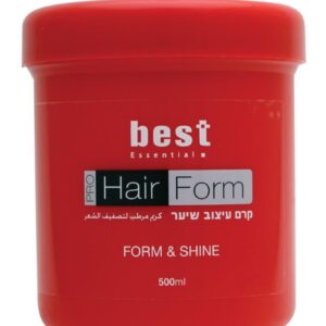 בסט הייר פורם קרם עיצוב שיער 500מ”ל BEST HAIR FORM CREAM 500ML