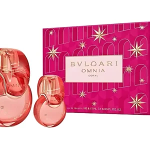 בולגרי סט אומניה קוראל לאישה אדט 100מל + 15מל