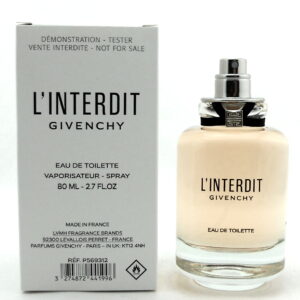 גיבנשי לינטרדיט באריזת טסטר בושם לאישה אדט 80 מ”ל Givenchy linterdit EDT