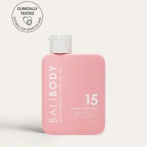 באלי בודי שמן שיזוף בניחוח אבטיח עם מקדם הגנה 15 בגודל 100מ”ל BALI BODY WATERMELON TANNING OIL SPF 15 100ML