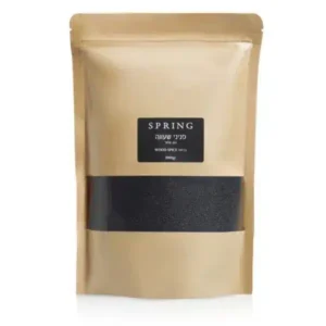 ספרינג פניני שעווה בריח בלגיאן לינן בצבע שחור 1000 גרם + 30 פתילים