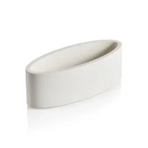 ספרינג אגרטל בטון לבן אובלי גבוה 20 ס״מ (מגיע ללא שעווה)