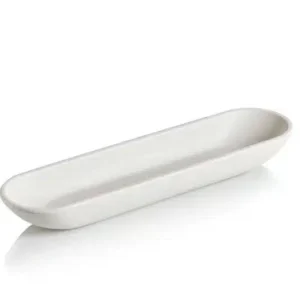 ספרינג אגרטל בטון לבן מוארך 35 ס״מ לשעווה (מגיע ללא שעווה)