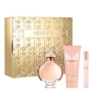 רבאן אולימפיה סט אדפ 80 מל + 10 מל + 100מל קרם גוף Rabanne Olympea Eau De Parfum 80ml Body Lotion 100ml Travel Spray 10ml