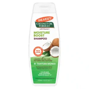 פלמרס שמפו שמן קוקוס ללא מלחים 400מ”ל Palmers Coconut Oil Formula Moisture Boost Shampoo 400ml