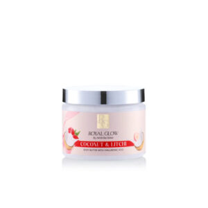 רויאל גלואו חמאת גוף בניחוח קוקוס ליצי 350מ״ל ROYAL GLOW