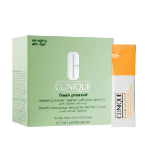 קליניק פרש פרסד חידוש פודרה עם ויטמין C טהור - Clinique Fresh Pressed Renewing Powder Cleanser with Pure Vitamin C