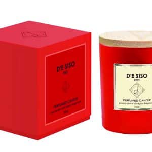 דה סיסו נר ריחני אדום 220 גרם DE SISO PERFUMED CANDLE 200G