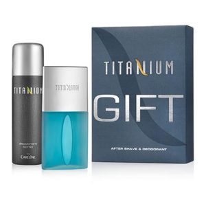 טיטניום קלאסיק אפטר שייב 100מ"ל + דאו ספריי 180מ"ל TITANIUM SET