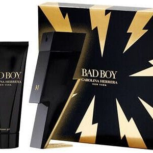 קרולינה הררה באד בוי סט הכולל בושם אדט 100 מל+ גל רחצה 100 מל Carolina Herrera BAD BOY 100ml