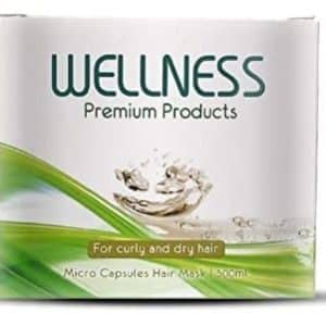 וולנס מסיכת קפסולות מיקרו לשיער מתולתל ויבש 500 מל Wellness for curly and dry hair micro capsules hair mask 500 ml