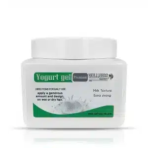 וולנס ג'ל יוגורט חדשני לשיער עם ניחוח רענן 500  מ"ל WELLNESS GEL HAIR 500ML