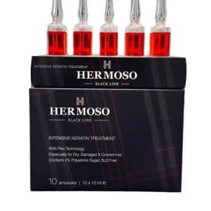 הרמוסו 10 אמפולות לטיפול בשיער יבש ופגום HERMOSO AMPOULES BLACK LINE