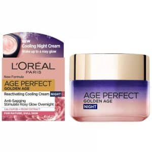 לוריאל אייג פרפקט גולדן אייג קרם לילה 50מ"ל LOREAL AGE PERFECT GOLDEN AGE NIGHT CREAM 50ML