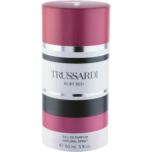 טרוסרדי רובי רד בושם לאישה באריזת טסטר אדפ 90מ״ל TRUSSARDI RUBY RED EDP TESTER 90ML