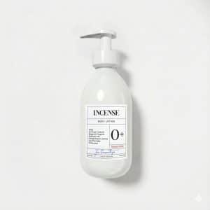 אינסנס מס' 0 קוטון תחליב גוף בניחוח הבושם 300מ"ל INCENSE NO'0 COTTON BODY LOTION 300ML