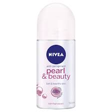 ניוואה לאישה דאו רול און 50 מל - Nivea Pearl And Beauty Deo Roll On 50ml