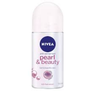 ניוואה לאישה דאו רול און 50 מל - Nivea Pearl And Beauty Deo Roll On 50ml