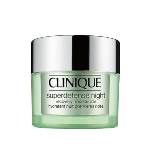 קליניק סופר דיפנס קרם לילה לעור רגיל 50 מל טסטר - Clinique Superdefense Night Recovery Moisturizer For Oily Skin TESTER