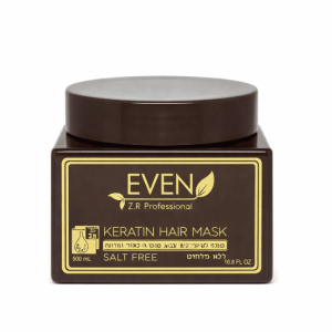 איבן מסכה קונדישנר לשיער קרטין צבוע/פגום 500 מ"ל - Even Keratin Hair Mask Daily Use for Dry Colored Damaged or Straightened Hair 500ml