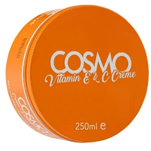 Cosmo Vitamin E Cream & C | Deep Hydration & Radiance Boost - קוסמו קרם רב שימושי ויטמין E אנד C כתום 250 מל