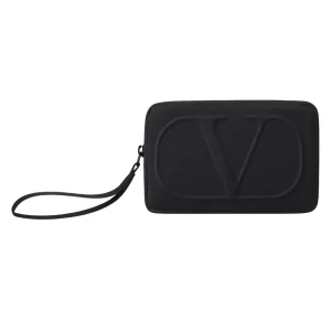 פאוץ' שחור קטן ולנטינו ביוטי VALENTINO Beauty Black Small Pouch