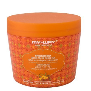 מאי וואי מסכה אובליפיחה לשיער דק 500 מל - My Way Sea Buckthorn Mask for Thin Hair, Volume 500 ml