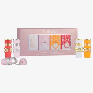 לאטפה יארה סט יוניסקס שמן 5 מל 4 יח - Lattafa 4 pcs Mini Gift Set for Women 4x5ml EDP (Yara + Yara Moi + Yara Tous + Yara Candy)