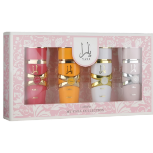 לטאפה יארה סט יוניסקס 25 מל 4 יח פרפיום - Lattafa Yara 4pcs Collection Gift Set for Women 4x25ml (Yara + Yara Moi + Yara Tous + Yara Candy) EDP