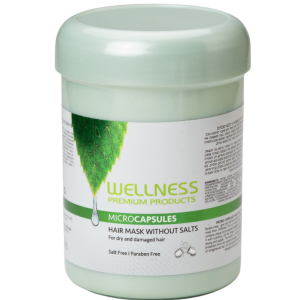 מסכת וולנס קרטין ללא מלחים 1000 מ''ל - Wellness Keratin Mask Without Salts 1000 ml