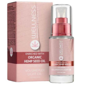 סרום לשיקום שיער דק ופגום 30 מ''ל וולנס - Wellness Premium Products VolumePLEX Light Moisturizing Oil for Thin Hair 30ml