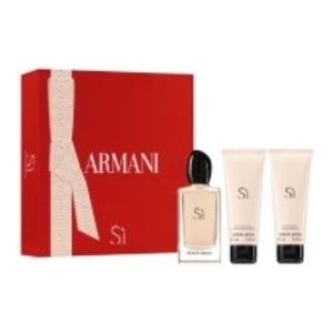 גורגיו ארמני סי סט לאישה 100 מל+75 מל+75 מל אדפ – Giorgio Armani Si Set for Women S 100ml. + BL 75ml + SG 75ml EDP