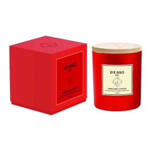 דה סיסו נר ריחני אדום 220 גרם – DE SISO PERFUMED CANDLE 200G