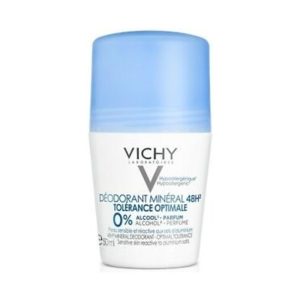 דאודורנט סטיק ווישי מינרלי לתחושת רעננות Vichy 48H Mineral Deodorant Roll-On 50ml