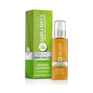וולנס סרום גולד קנאביס לשיקום שיער יבש 100 מ”ל – WELLNESS HAIR SERUM 100 ML