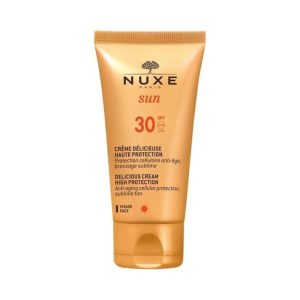 נוקס פריז קרם הגנה מהשמש 50 מ”ל – SPF 30 Nuxe Sun Sun Cream Delicious Face SPF30 50ml