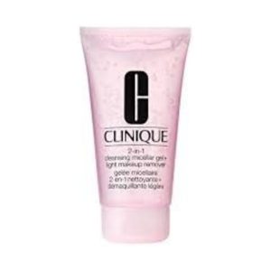 קליניק גל מיסלרי מסיר איפור נטול שומן 150 מל – Clinique 2-in-1 Cleansing Micellar Gel+ Light Makeup Remover 150ml