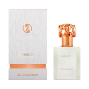 מאסק 01 אדפ יוניסקס 50 מ”ל סוויס ערביאן – Swiss Arabian Musk 01 Unisex 50ml EDP