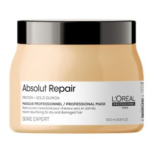 לוריאל אבסולוט ריפייר מסכה לשיער 500 מל – Loreal Professionnel Absolut Repair Mask 500ml