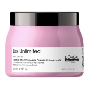 לוריאל ליס אנלימיטד מסכה לשיער 500 מל – Loreal Professionnel Liss Unlimited Mask 500ml