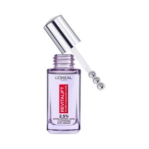 לוריאל רויטליפט פילר סרום עיניים 20מ”ל LOreal Revitalift Filler Hyaluronic Acid Caffeine Eye Serum 20ML