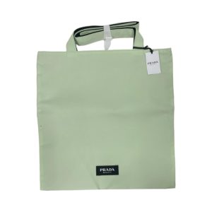 פראדה ביוטי תיק טוט ירוק מנטה – Prada Beauty Mint Green Tote Bag GWP