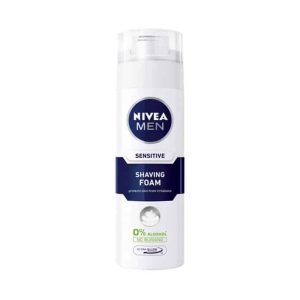 ניוואה קצף גילוח לעור רגיש 200 מל – Nivea Men Sensitive Shaving Foam 200ML