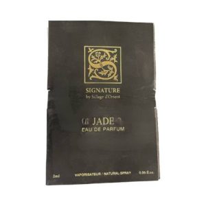 דוגמיות ג’ייד אדפ יוניסקס 2 מ”ל סיגנטור – Samples Signature Jade EDP Unisex 2ML