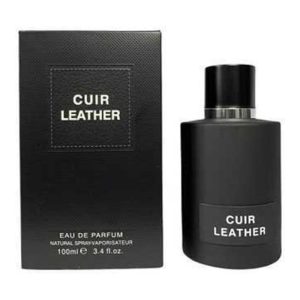 פרגרנס וורלד קוויר לטר יוניסקס 100 מל אדפ – Fragrance World Cuir Leather Unisex 100ML EDP
